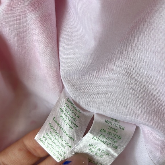 LILLY PULITZER Girls Pink Dress Lace Trim Sweetheart Neckline 14 - Picture 12 of 13